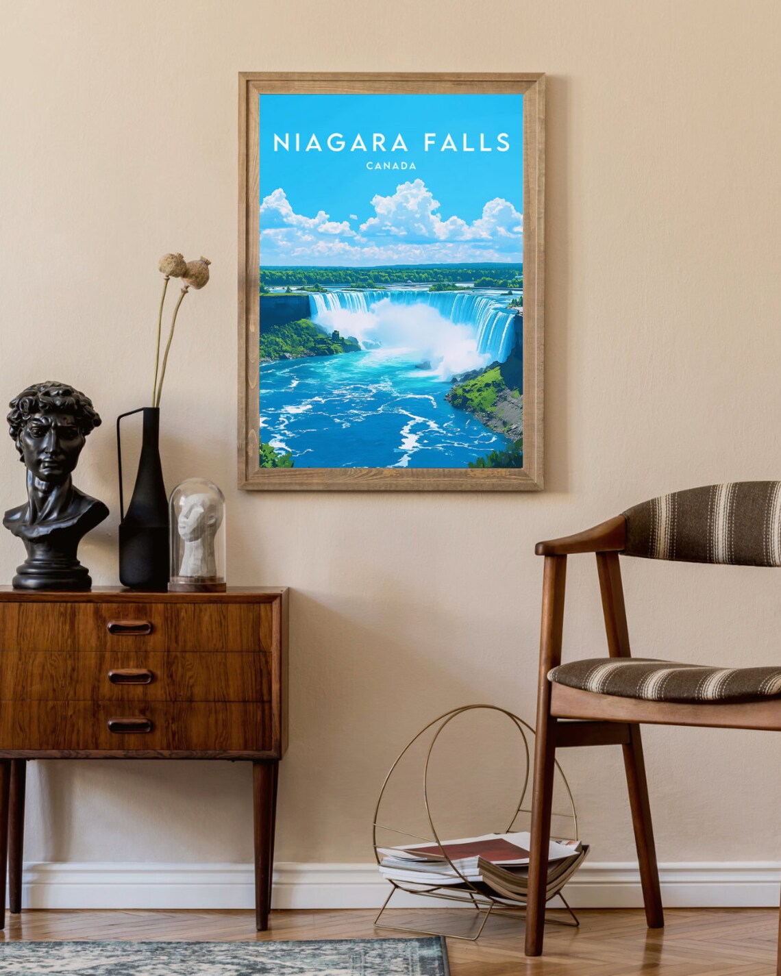 Niagara Falls Travel Poster, Canada Landscape - Image 2