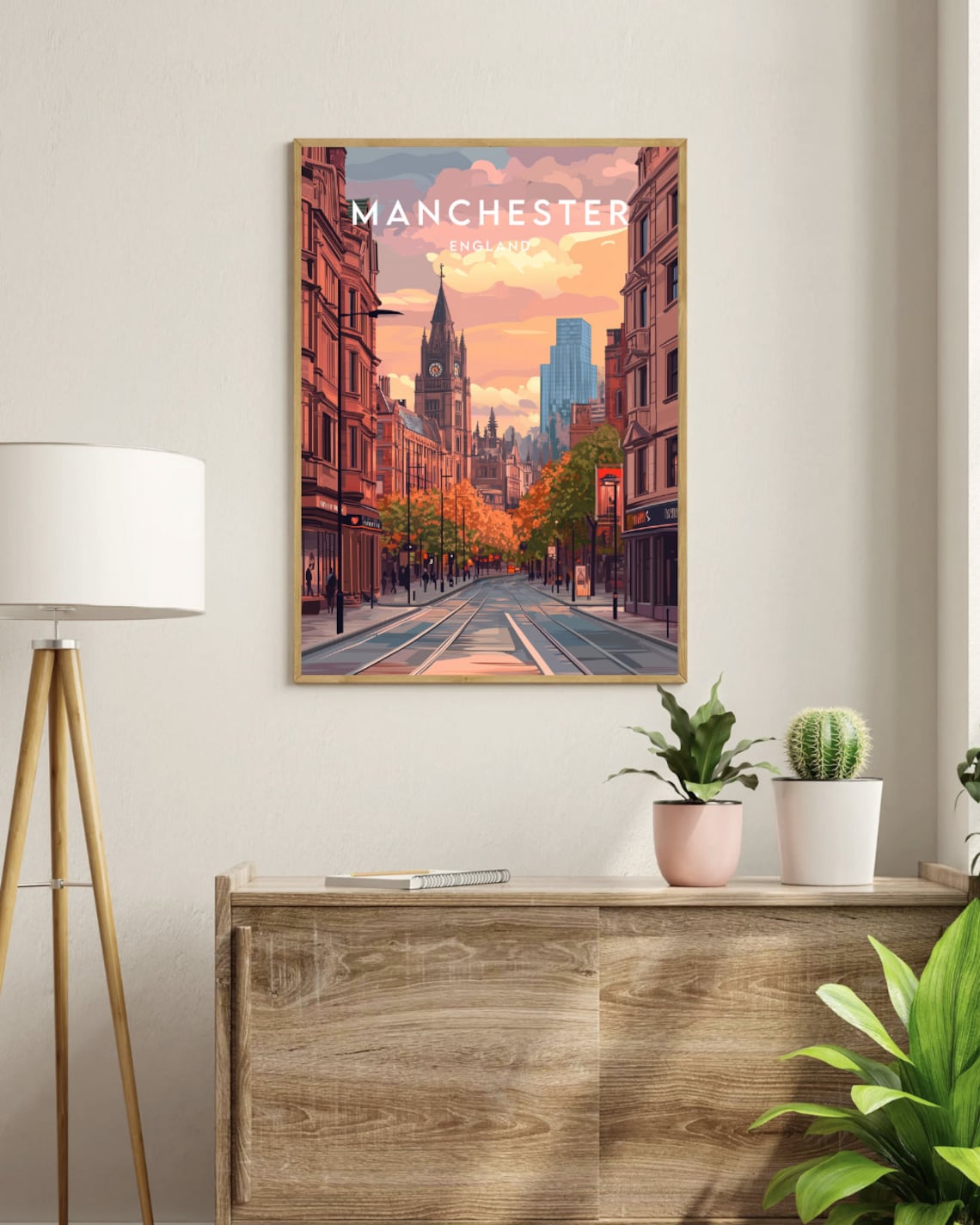 Manchester Travel Poster, England Travel Print - Image 3