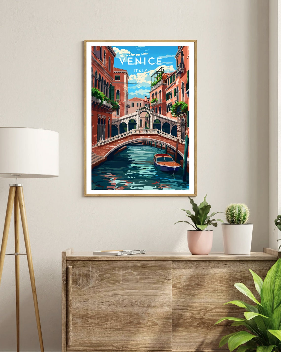 Venice Travel Print Italy Venice Poster Italy Poster Travel Wall Art Italy Print Poster Italy Europe Venice Art Italy Wall Art - Image 3
