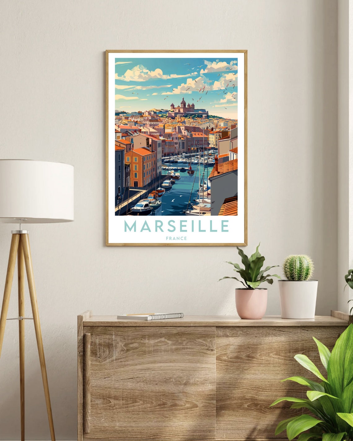 Marsielle Travel Print France Marseille Poster France Poster Travel Wall Art France Print Poster France Europe Marseille French - Image 3