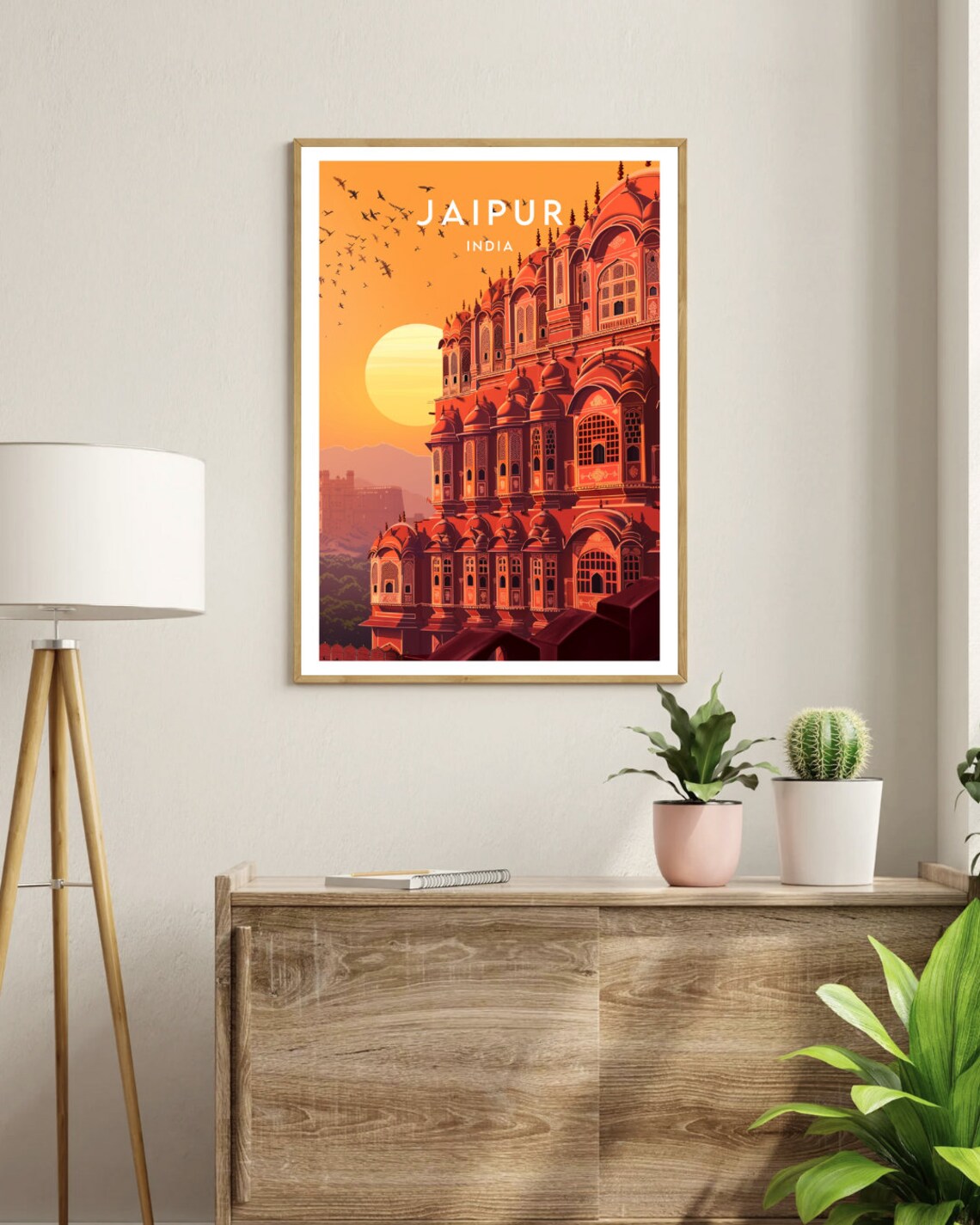 Jaipur Travel Poster, Rajasthan India Wall Art - Image 3