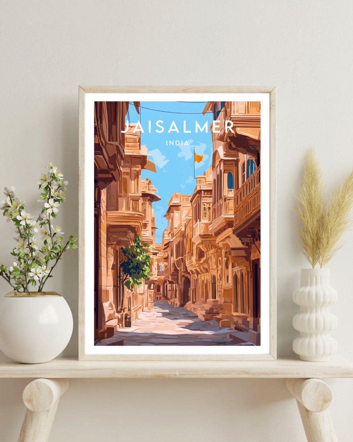 Jaisalmer India Golden Fort City Rajasthan Desert Heritage Poster - Image 4