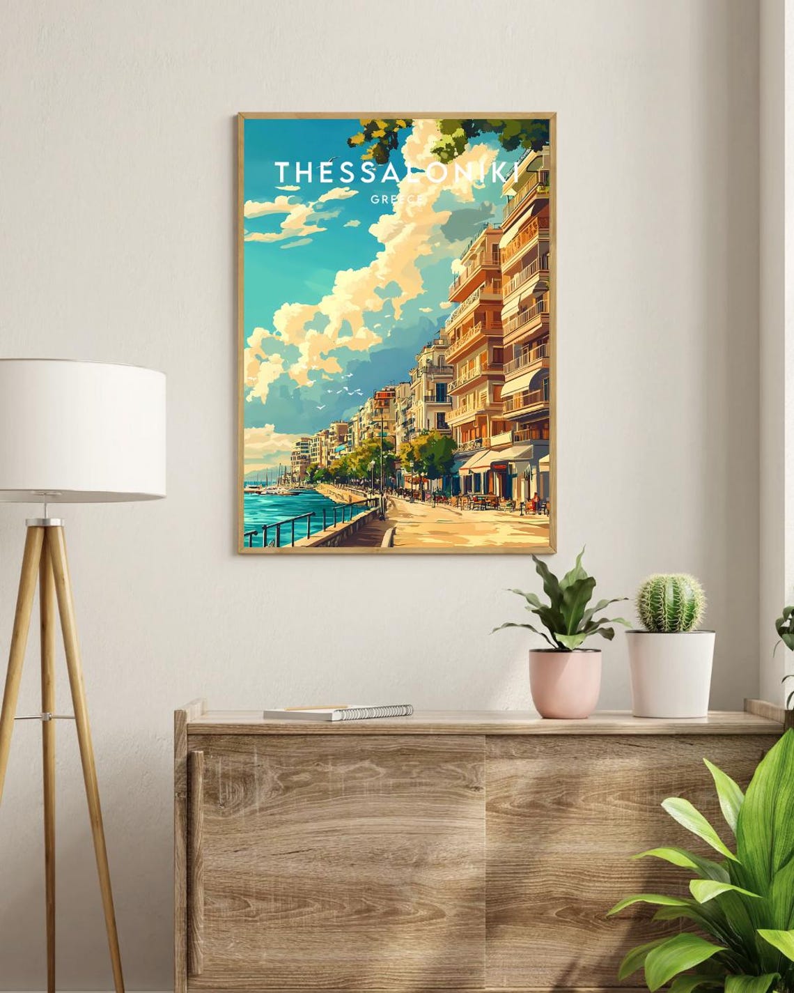 Thessaloniki Travel Print Greece Thessaloniki Poster Greece Poster Travel Wall Art Greece Print Greece Europe Thessaloniki Print - Image 3