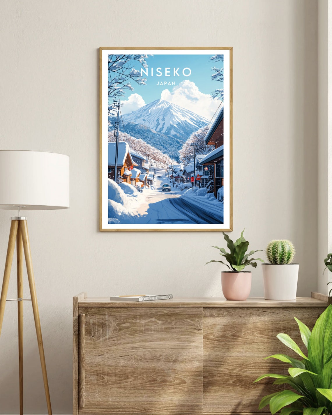 Niseko Travel Print Japan Niseko Poster Japan Poster Travel Wall Art Japan Print Niseko Niseko Print Japanese Print Japan Wall Art - Image 3