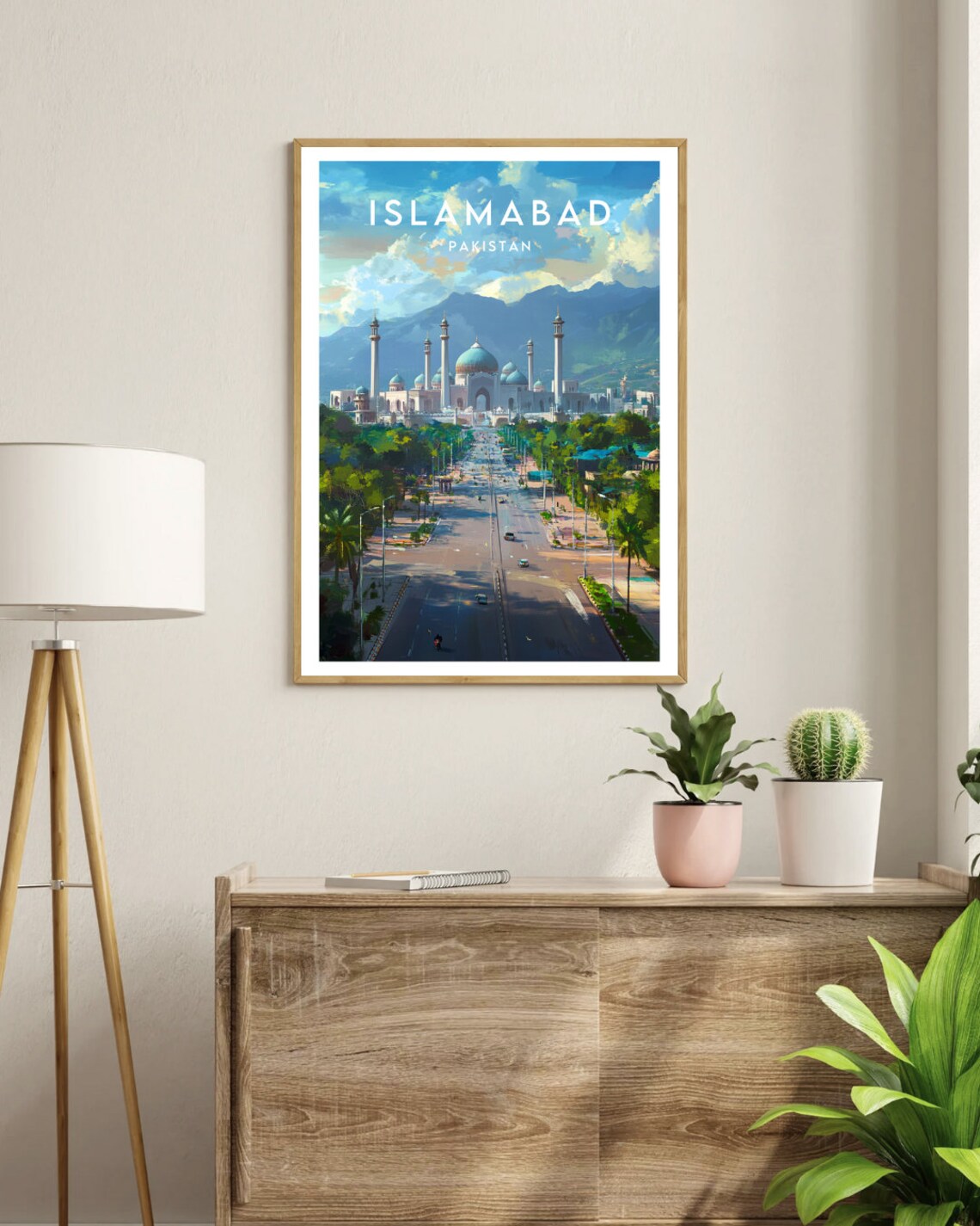 Islamabad Travel Poster, Pakistan Travel Wall Art - Image 3