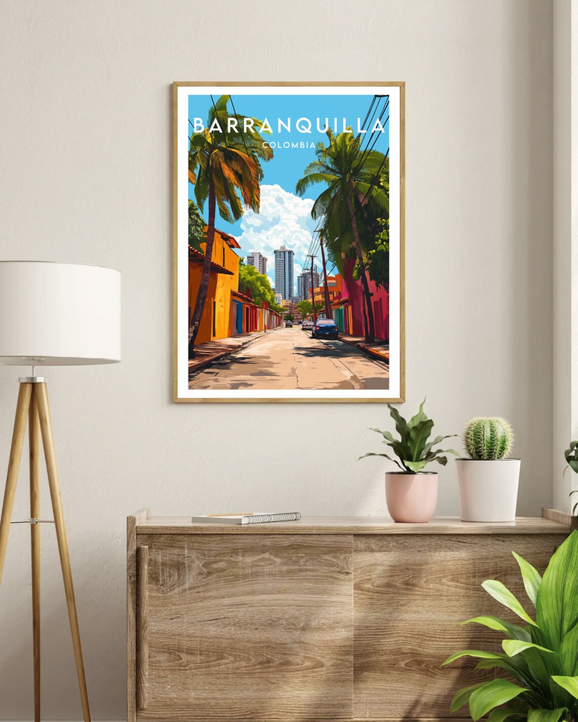 Barranquilla Travel Poster, Colombia South America - Image 3
