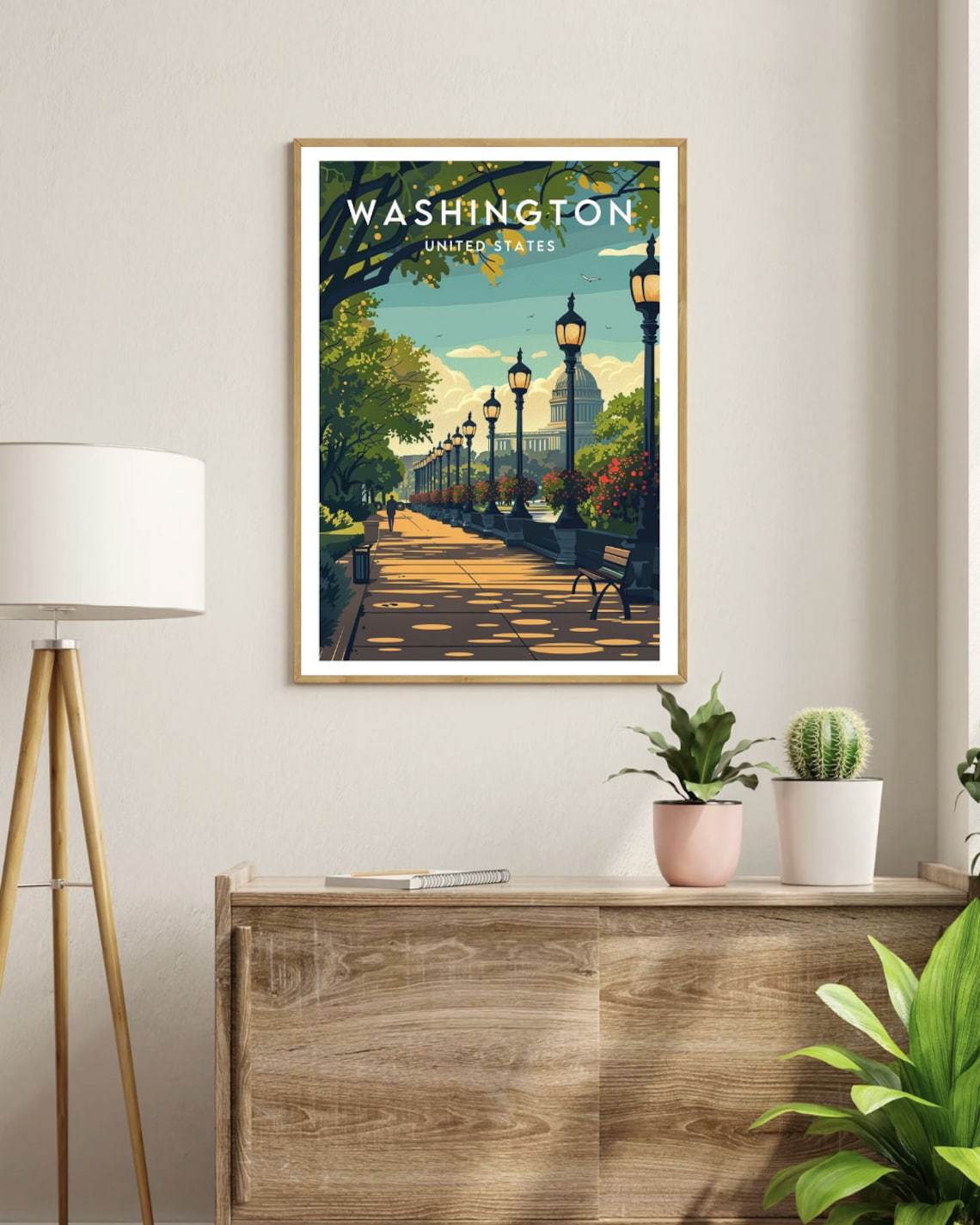 Washington Travel Poster, United States Wall Art - Image 3