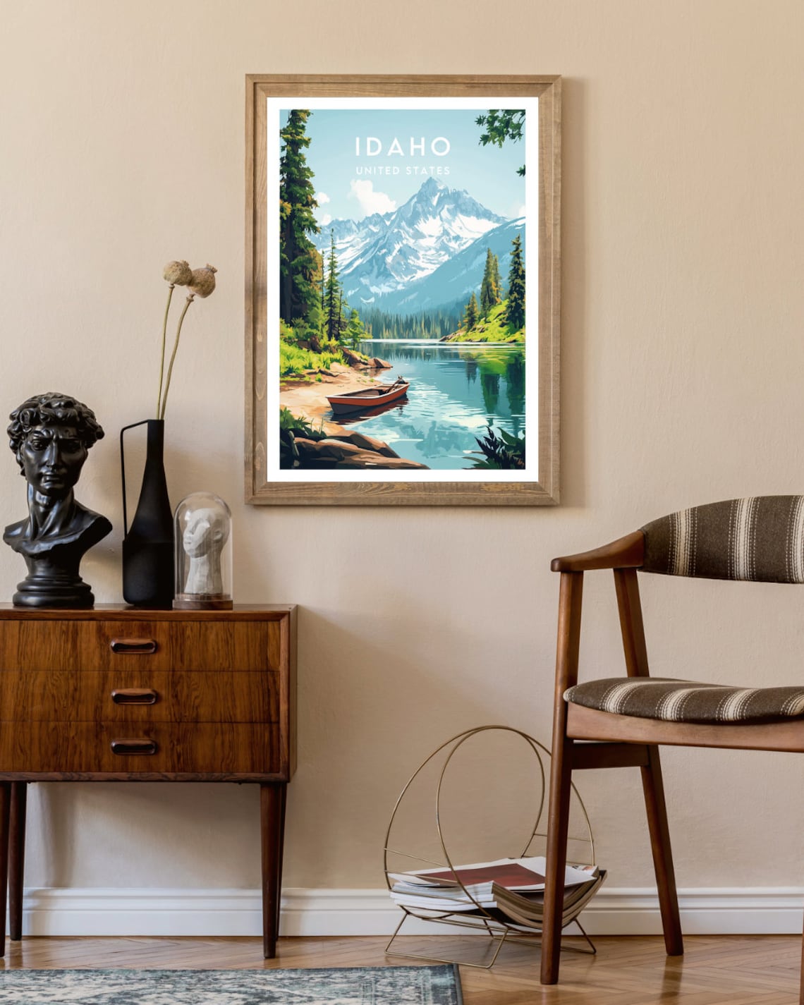 Idaho Travel Wall Art United States Poster - Image 2