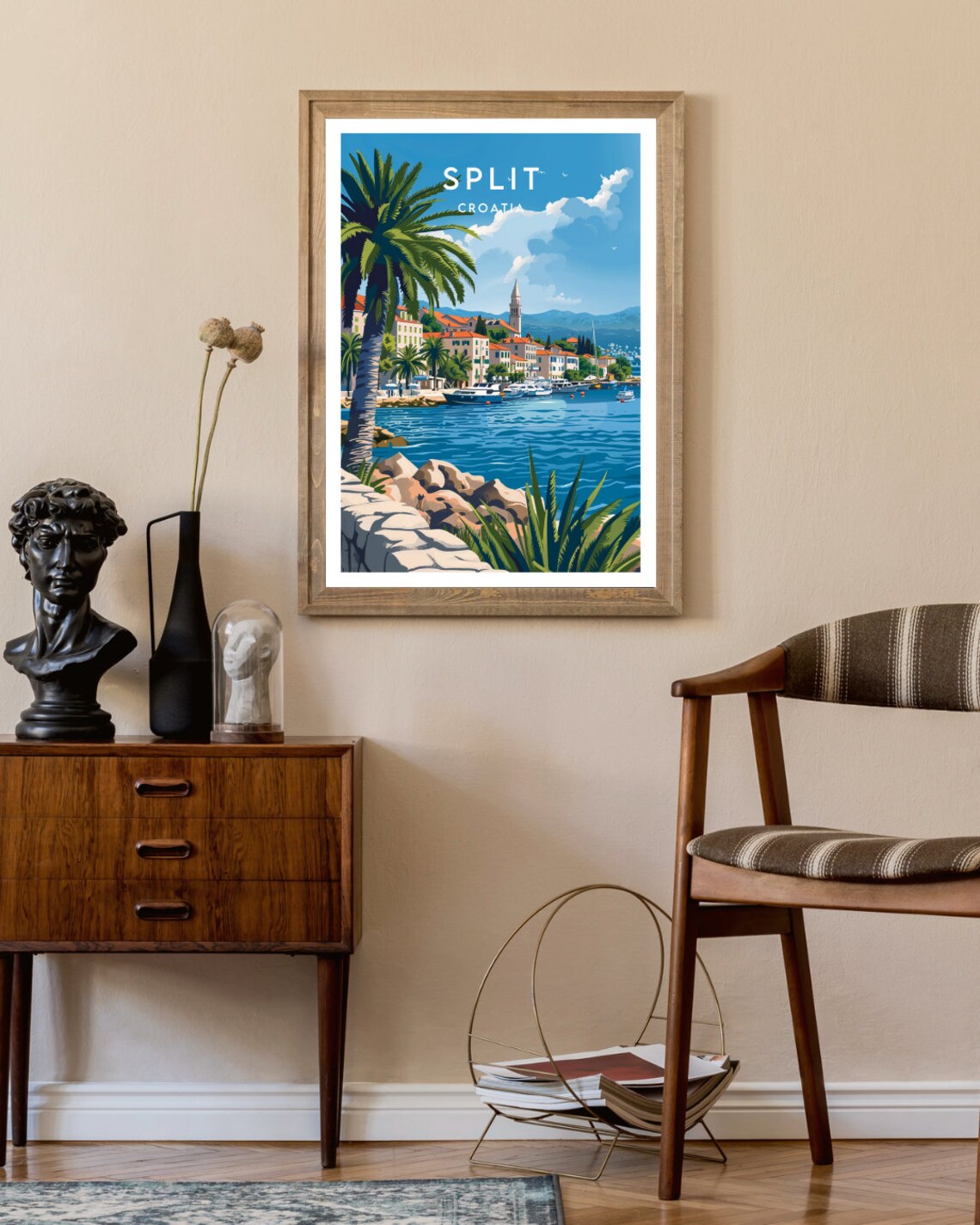 Split Croatia Europe Travel Poster Print - Image 2