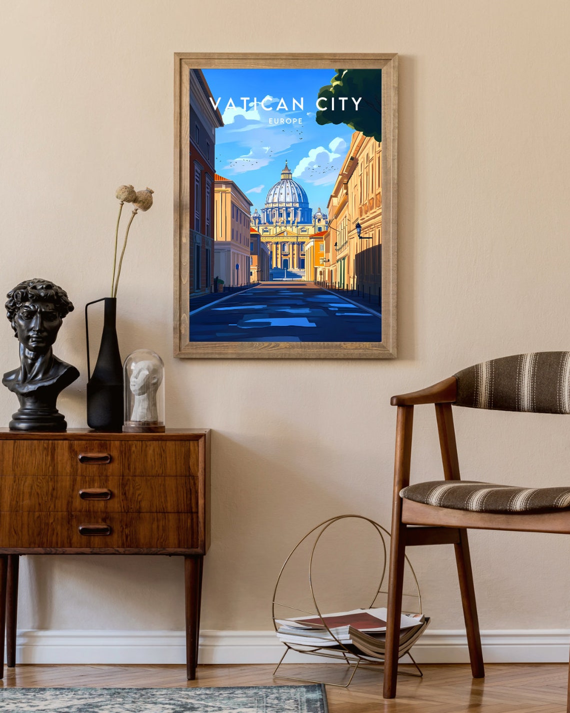 Vatican City Travel Print Europe Vatican City Poster Europe Poster Travel Wall Art Europe Print Poster Europe Vatican Vatican City - Image 2