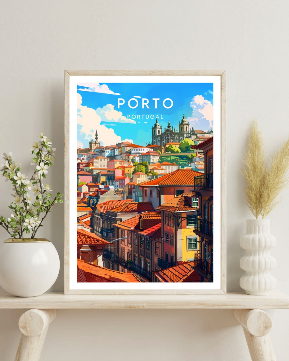 Porto Travel Print Portugal Porto Poster Portugal Poster Travel Wall Art Portugal Print Poster Portugal Europe Porto Portugese - Image 4