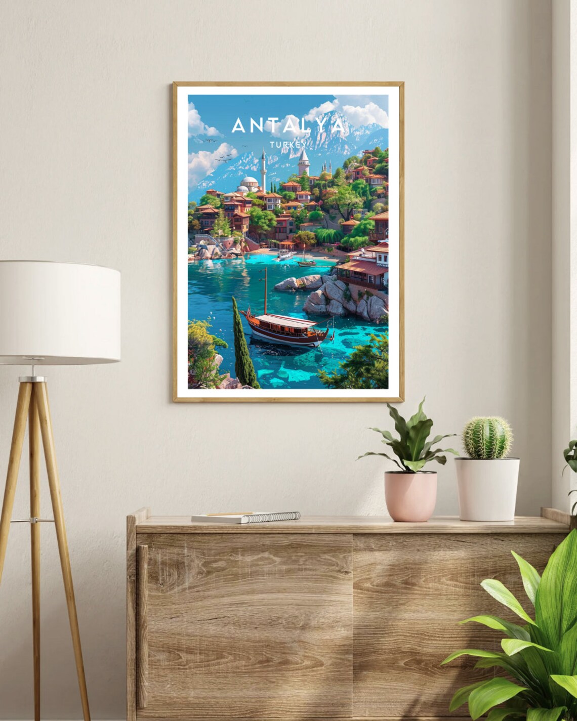 Antalya Turkey Travel Wall Art Print - Image 3