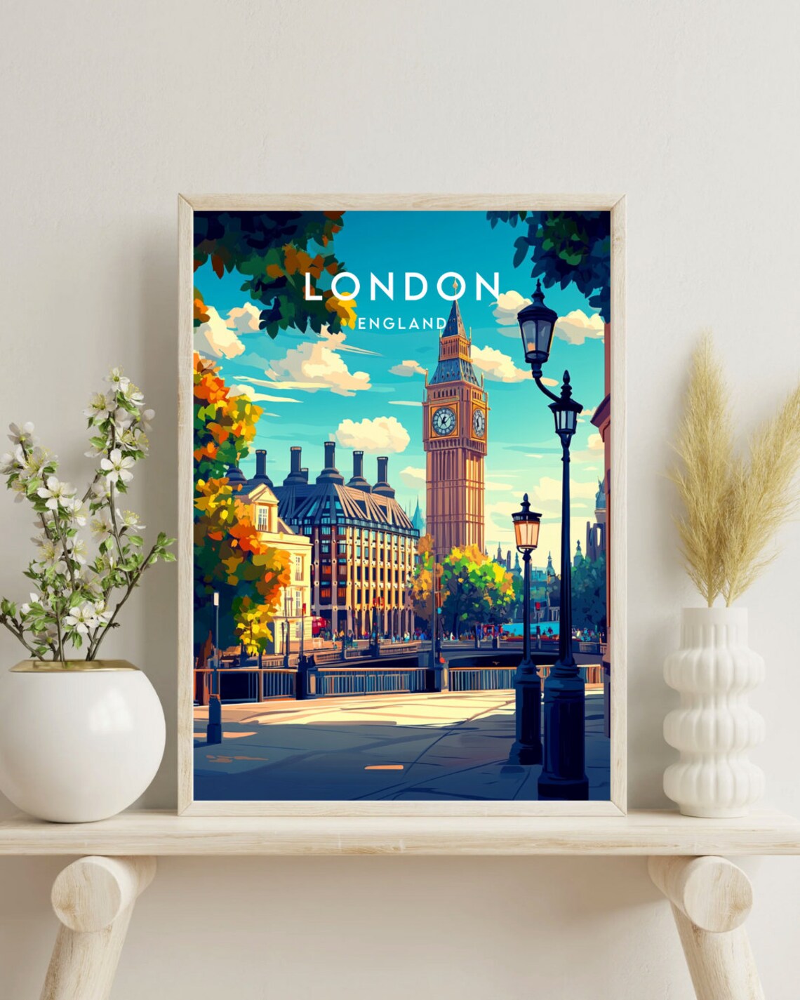 London Travel Print, England Poster, Big Ben - Image 4