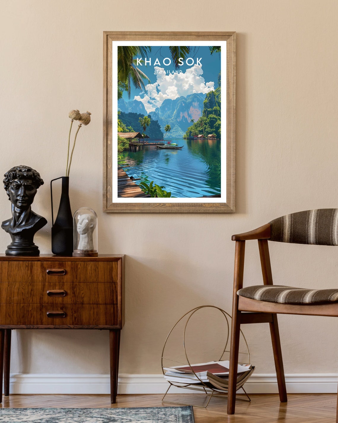 Khao Sok Travel Print Thailand Khao Sok Poster Thailand Poster Travel Wall Art Thailand Print Khao Sok Thai Poster Thailand - Image 2