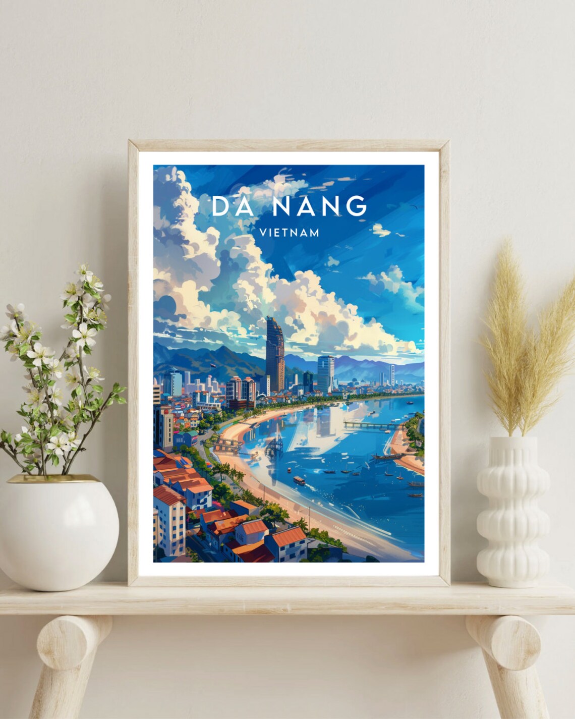 Da Nang Travel Poster, Vietnam Wall Art Print - Image 4