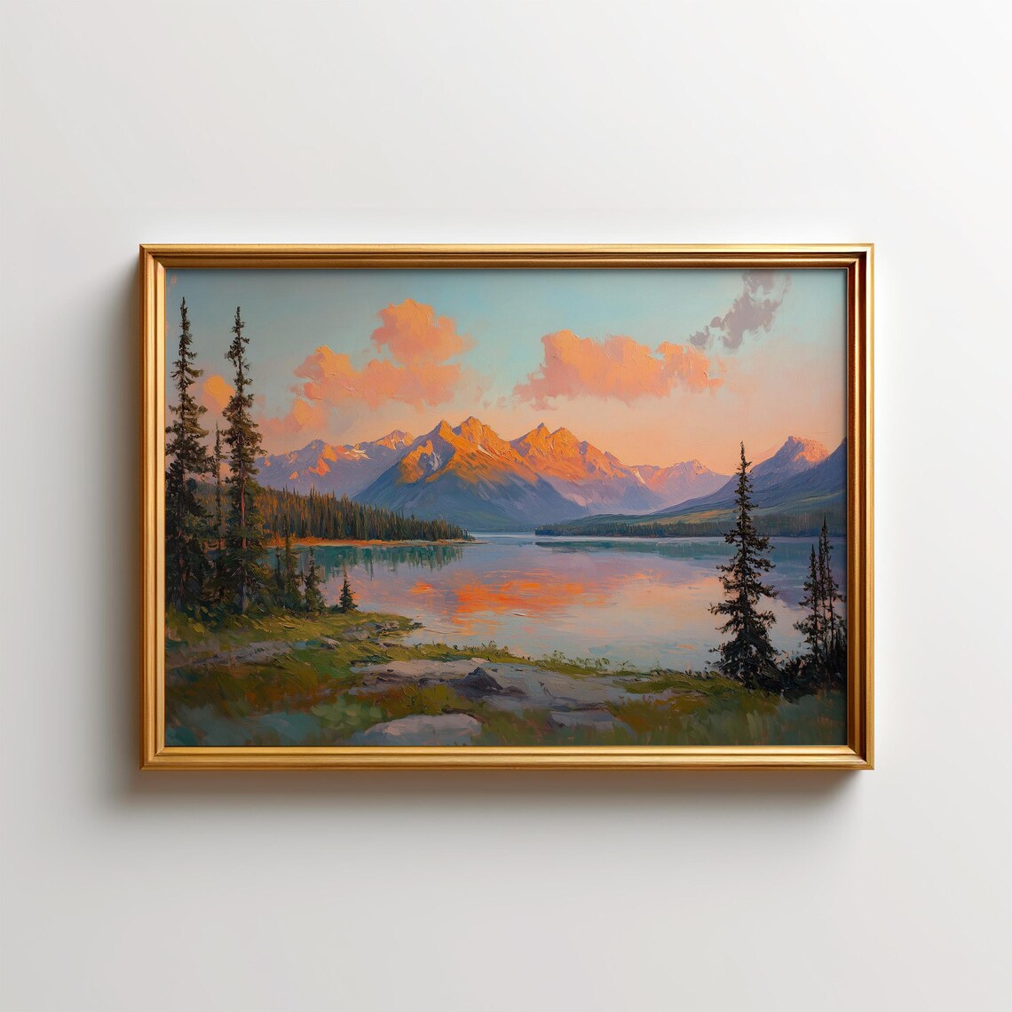 Banff National Park, Moraine Lake Landscape Art Print