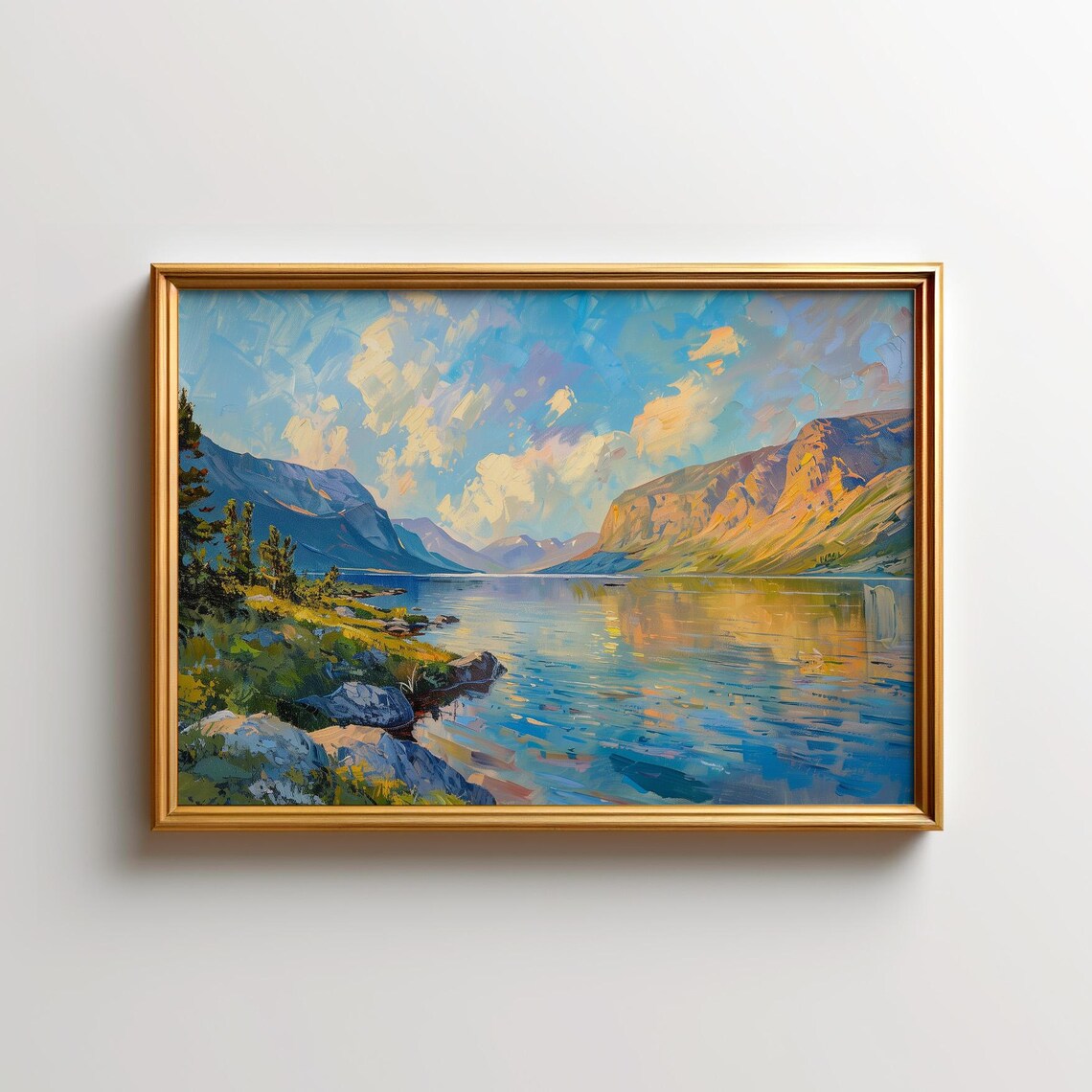 Gros Morne National Park Fjord Landscape Art Print