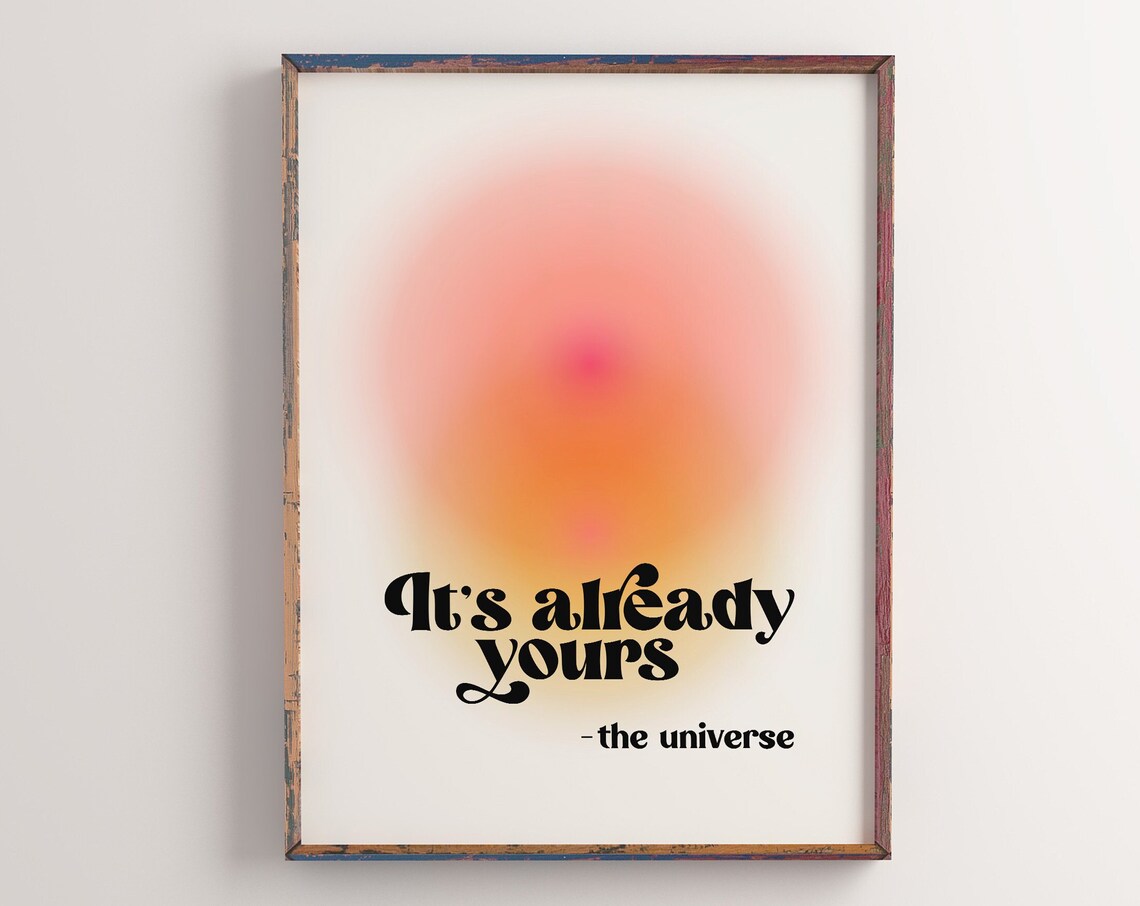 Its Already Yours Manifesting Poster Print - Image 2