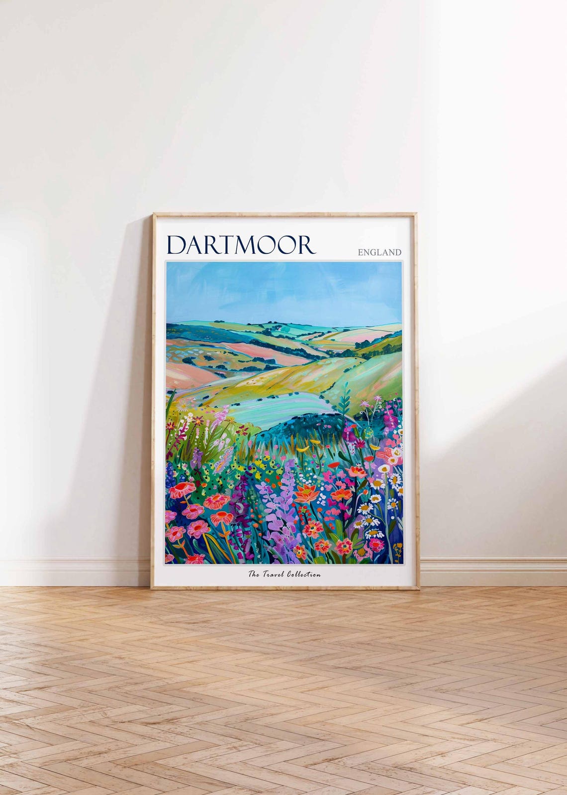 Dartmoor Poster England Travel Print Dartmoor Travel Art Dartmoor Wall Art England Travel Dartmoor Home Decor Dartmoor Travel Gift - Image 2