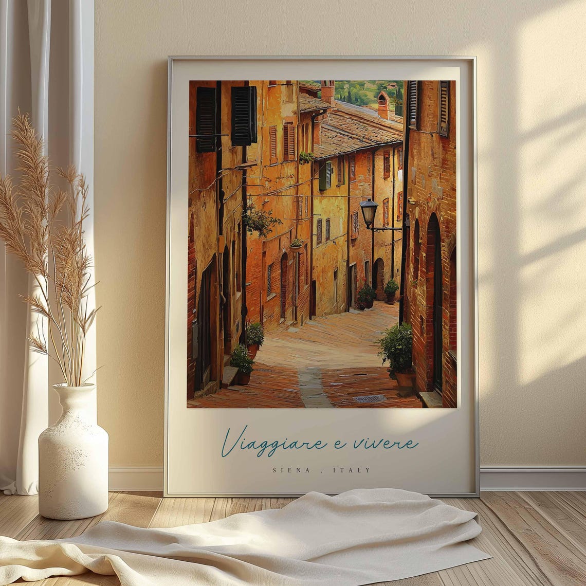 Siena Poster Italian Travel Print Siena Travel Art Siena Wall Art Italy Art Italy Travel Decor Italian Travel Gift - Image 2