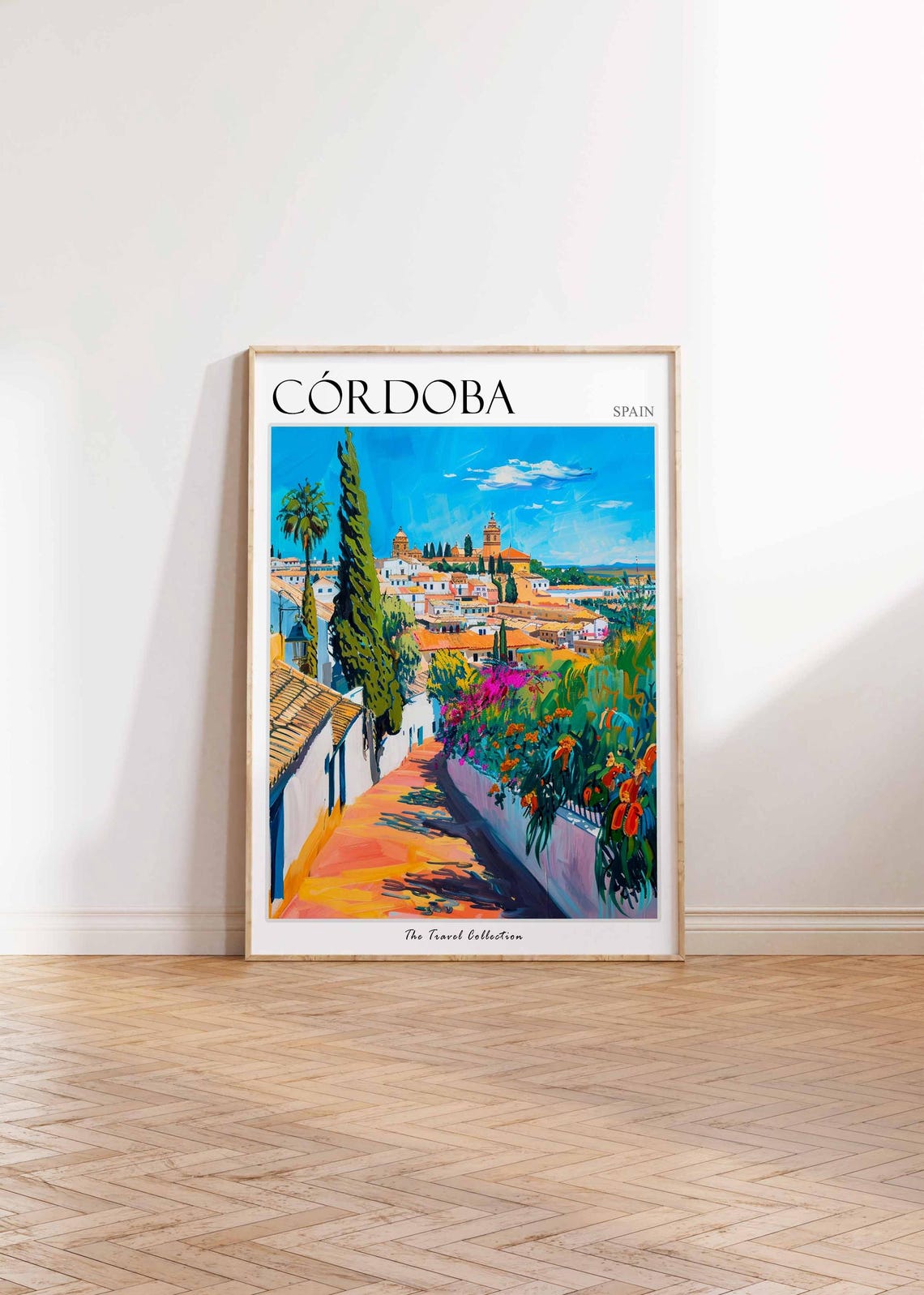 Cordoba Poster Cordoba Travel Print Spain Wall Art Spanish Travel Print Tropical Decor Cordoba Travel Art Cordoba Wall Art - Image 2