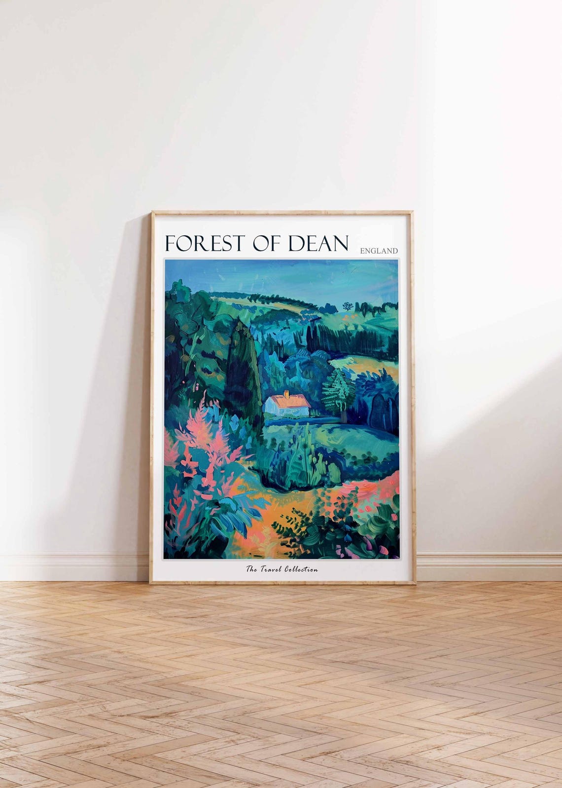 Forest Of Dean Poster England Travel Print Forest Of Dean Travel Art Forest Of Dean Wall Art England Travel Forest Of Dean Home Decor - Image 2