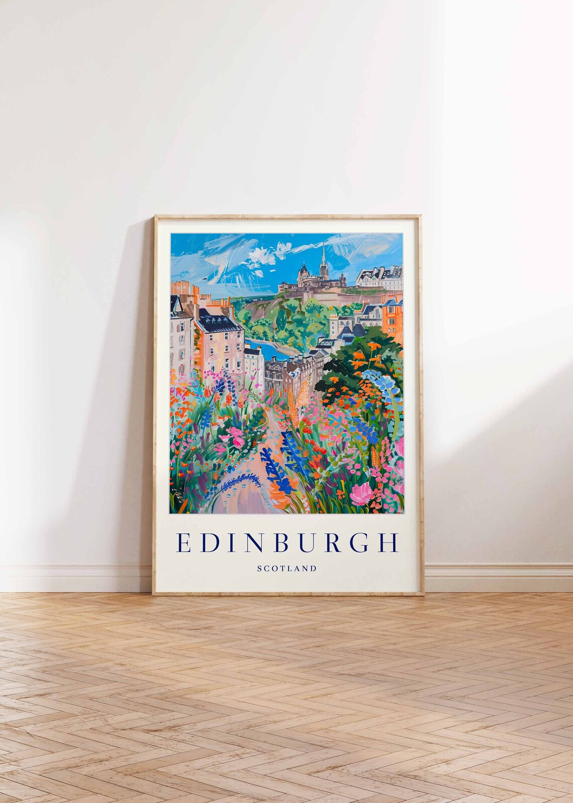 Edinburgh Travel Poster, Scotland City Art Print - Image 2
