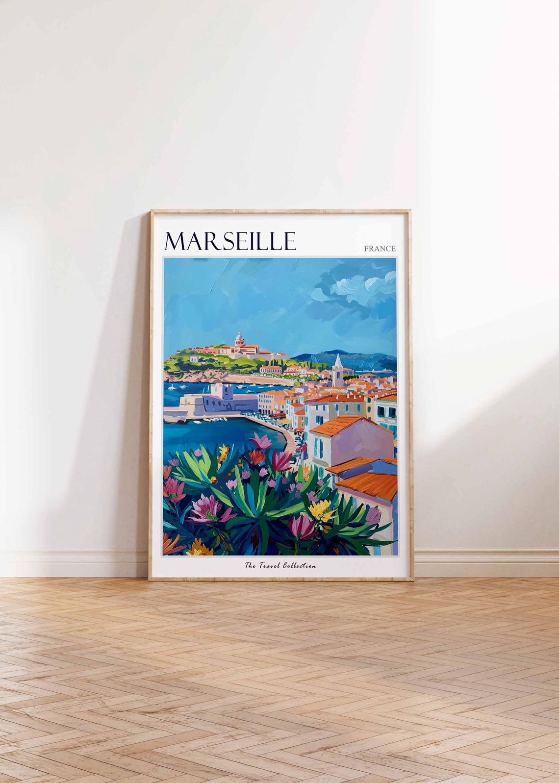 Marseille Poster France Travel Print French Decor Europe Travel Poster European Wall Art Marseille Gift Marseille Travel Poster - Image 2