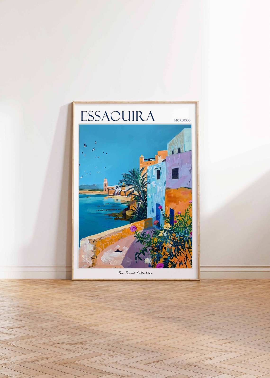 Essaouira Poster Morocco Travel Print Moroccan Decor Africa Travel Poster African Wall Art City Print Essaouira Travel Poster - Image 2