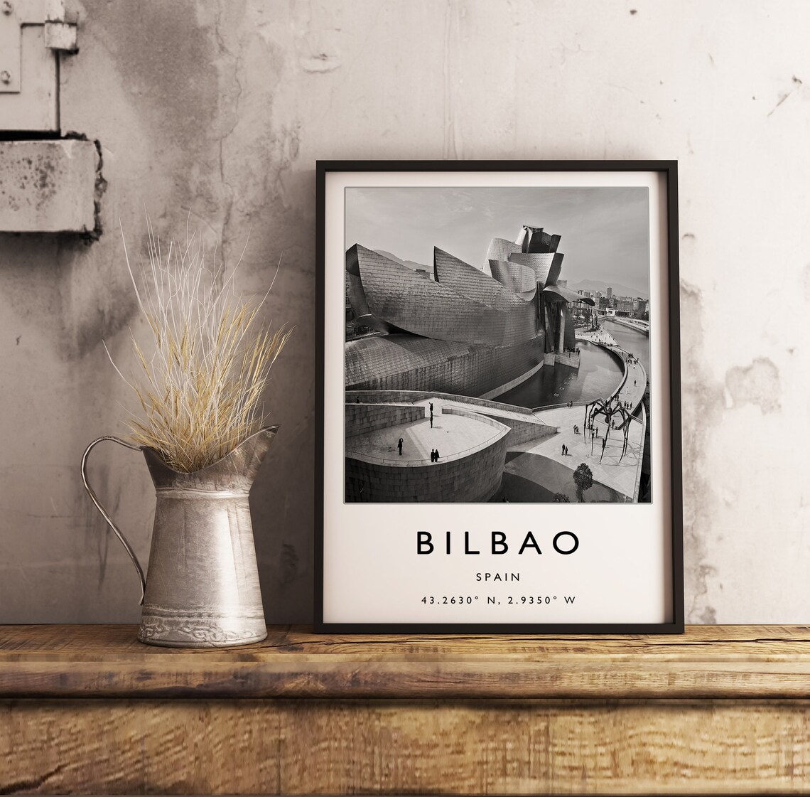Bilbao Minimalist Travel Poster, Spain Travel Print - Image 2