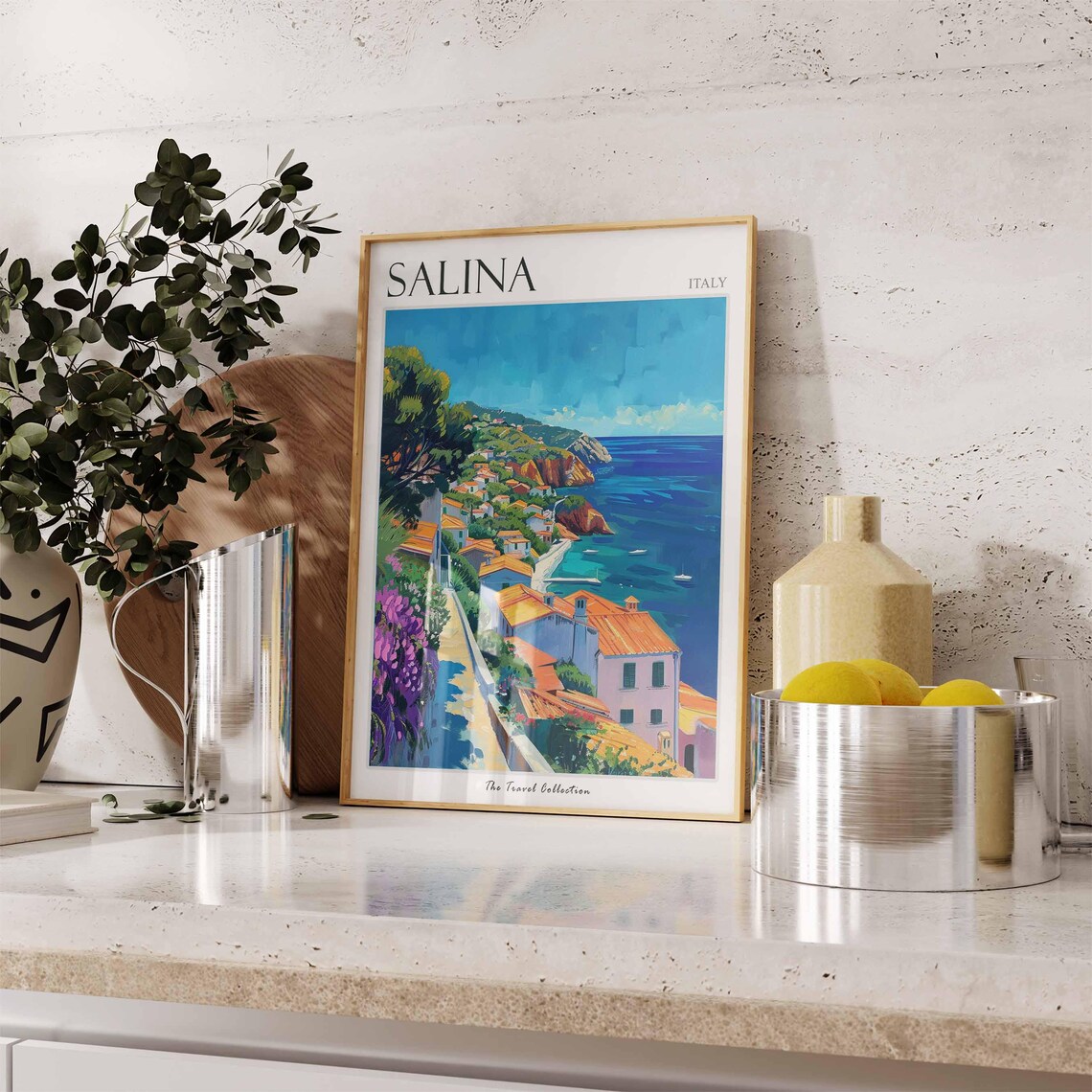 Salina Travel Print, Italian Decor Wall Art - Image 2