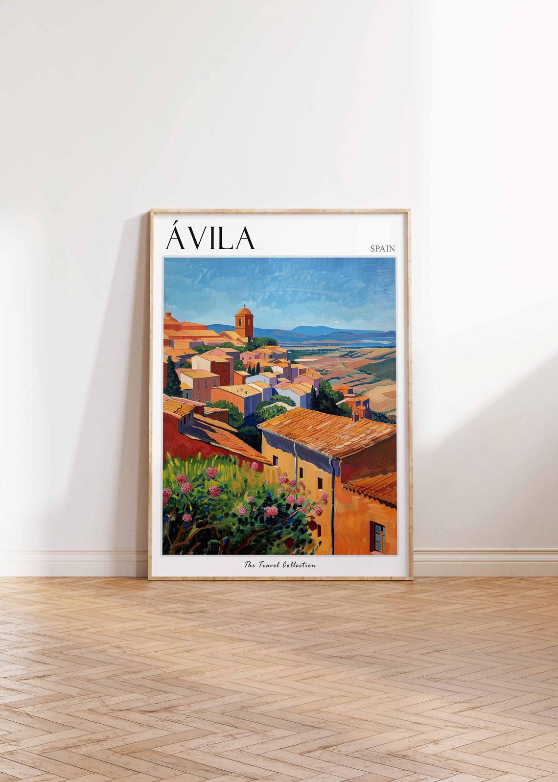 Avila Poster Spain Travel Print Spanish Decor Europe Travel Poster European Wall Art City Print Avila Gift Avila Travel Poster - Image 2