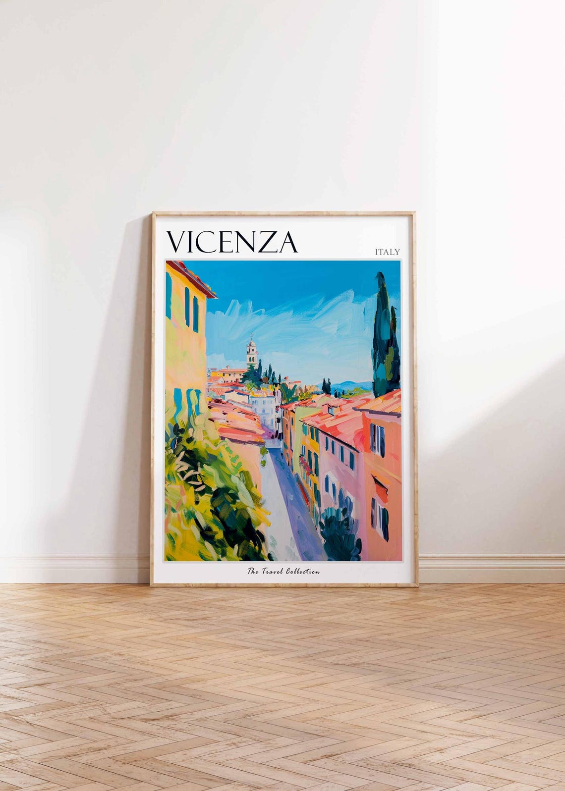 Vicenza Poster Italian Travel Print Vicenza Travel Art Vicenza Wall Art Italian Travel Vicenza Home Decor Vicenza Travel Gift - Image 2