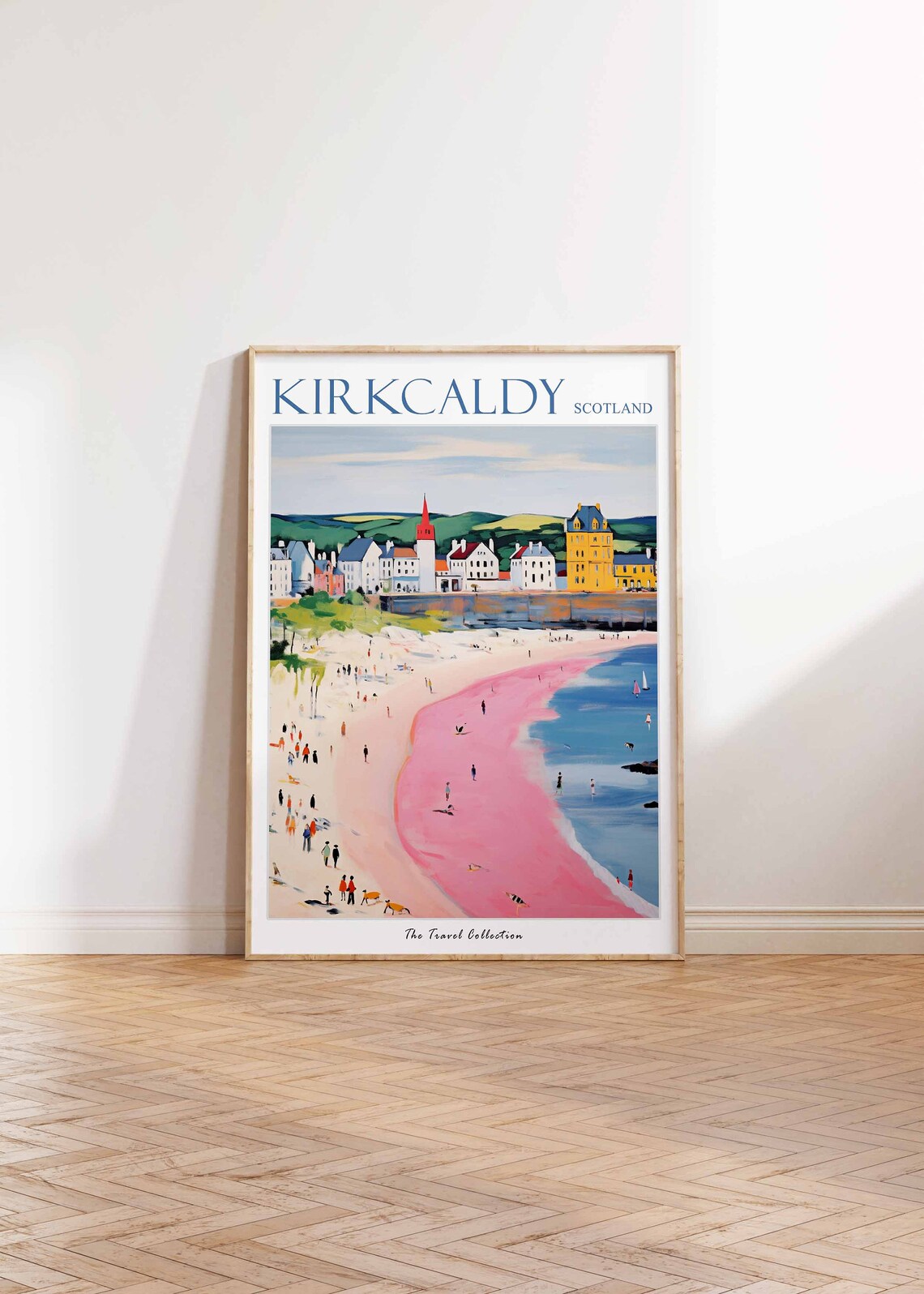 Kirkcaldy Travel Poster, Scotland Travel Print - Image 2