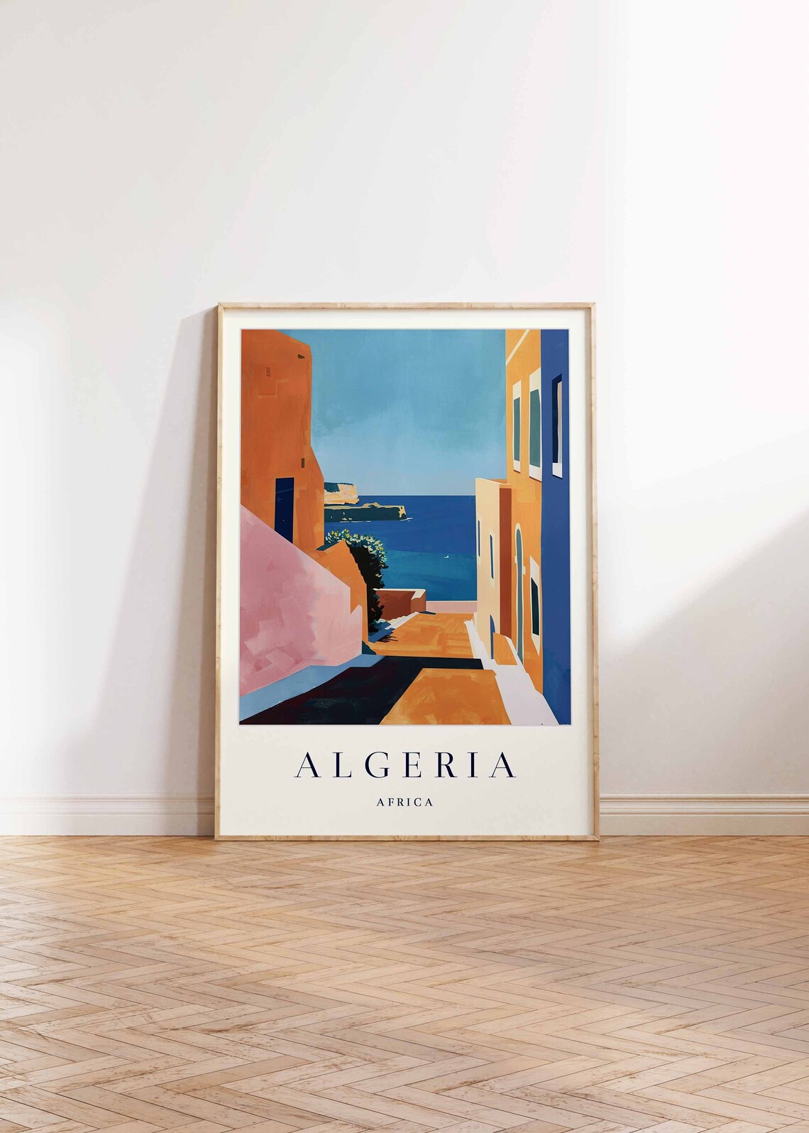 Algeria Travel Print, Tropical Africa Wall Art - Image 2