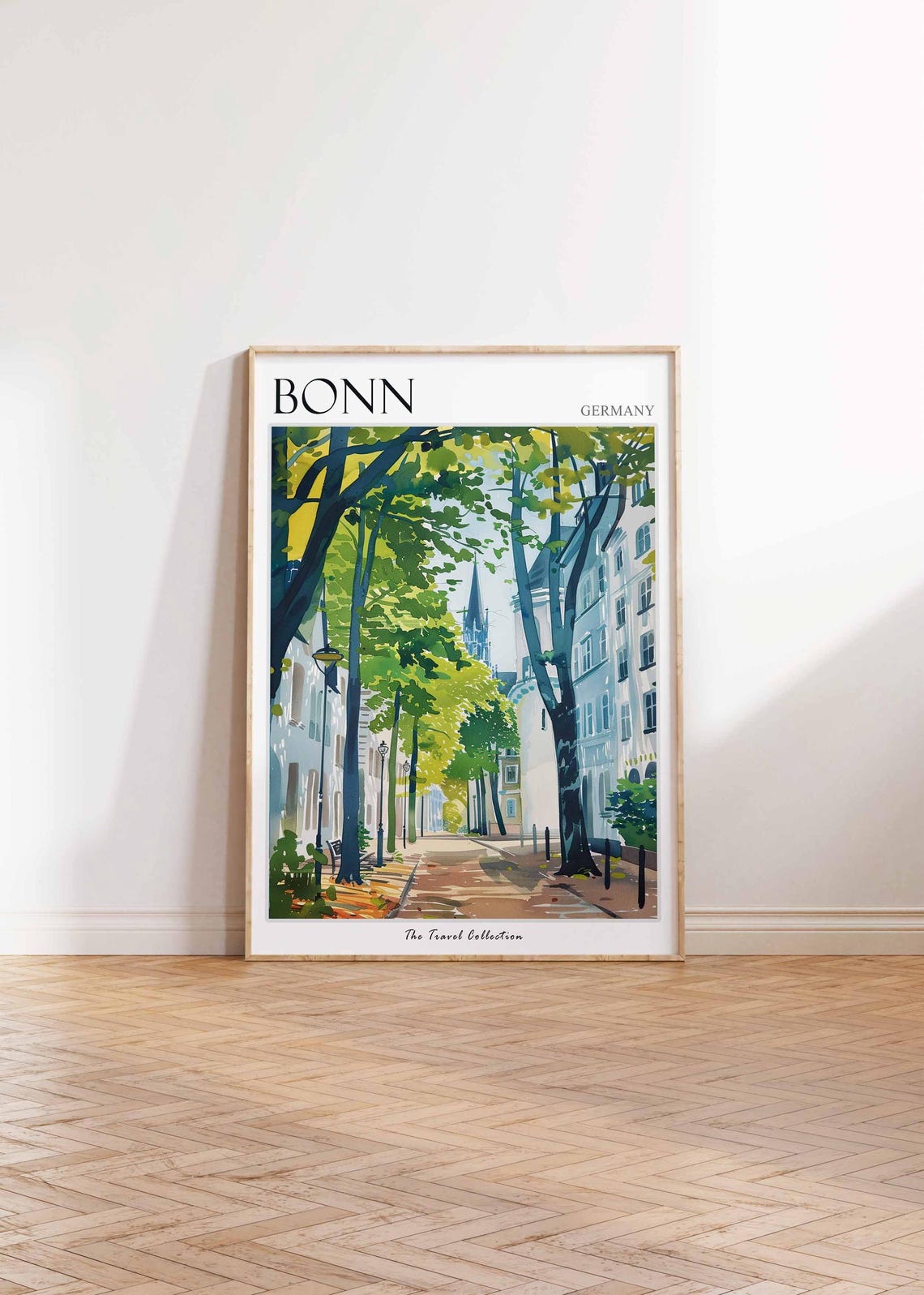 Bonn Poster Germany Travel Print German Decor Europe Travel Poster European Wall Art City Print Bonn Gift Bonn Travel Poster - Image 2