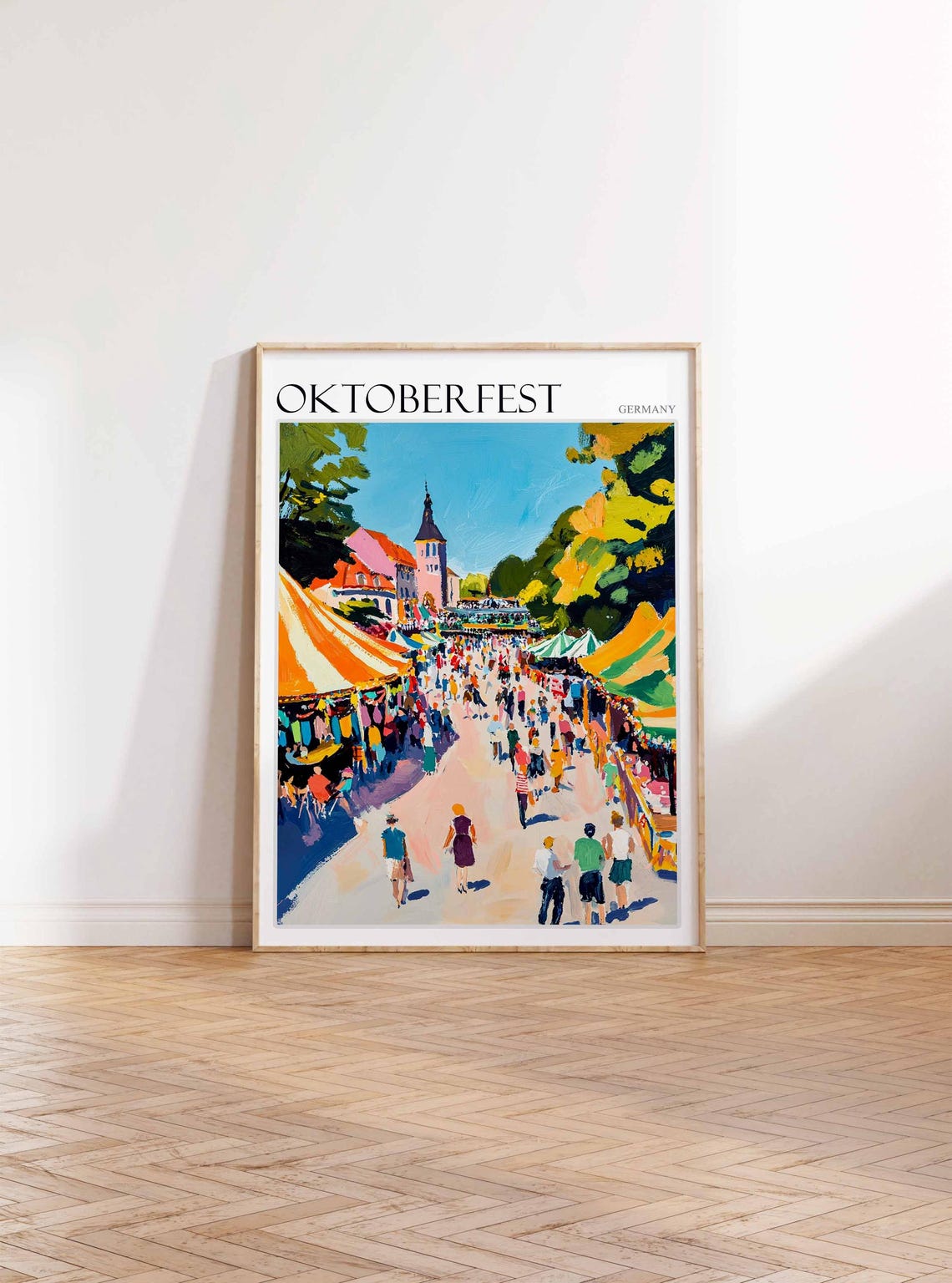 Oktoberfest German Gift Travel Poster - Image 2