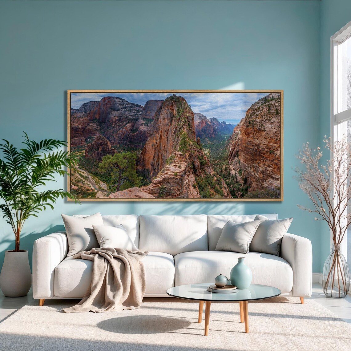 Zion Canyon From Angels Landing, Utah Travel Poster - Image 4