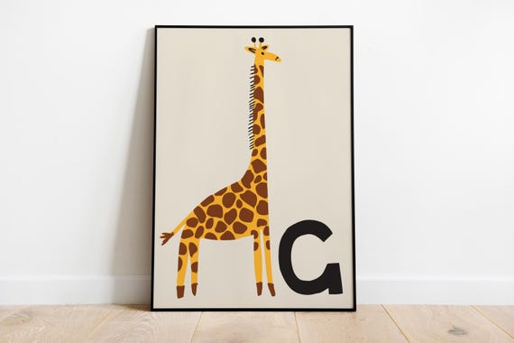 Safari Nursery Decor Neutral Newborn Poster For Kids Bedroom Print Animal Theme Boho And Toddler Room
