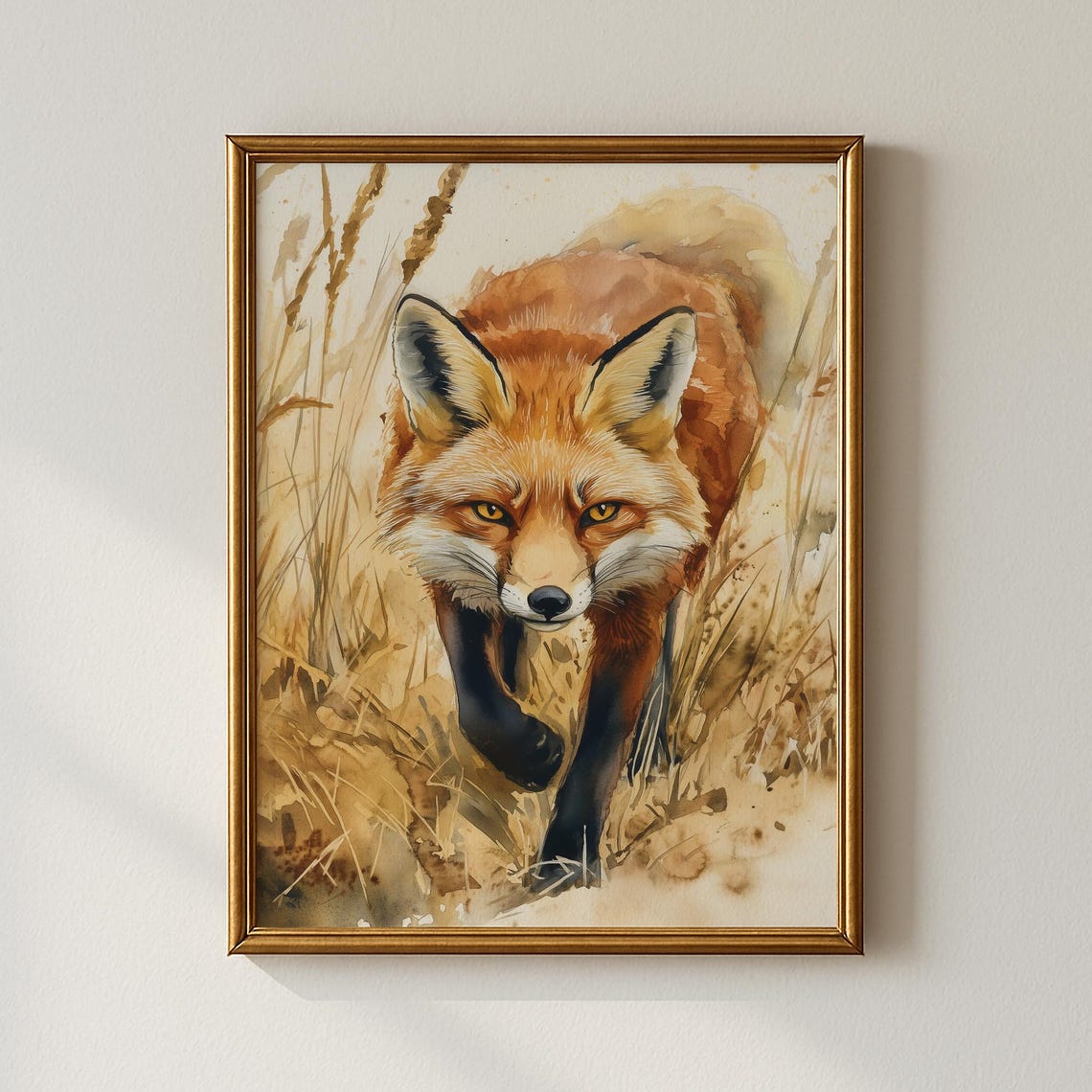 Fox Print Nature Wall Art Living Room Decor Collected Prints Cpp769