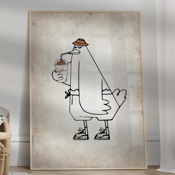 Coffee Bar Poster Kitchen Wall Art For Lovers Cute And Humorous Decor Lover Gifts