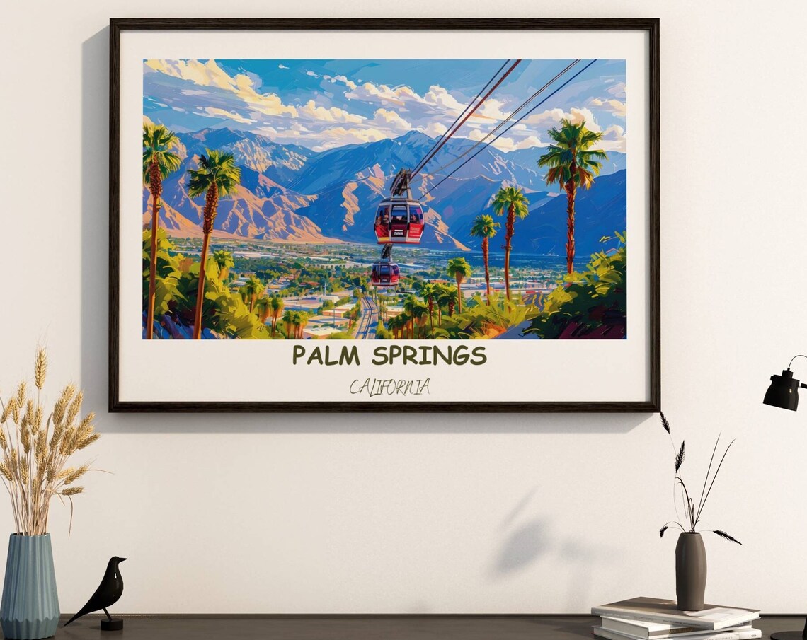 Palm Springs Aerial Tramway Travel Poster
