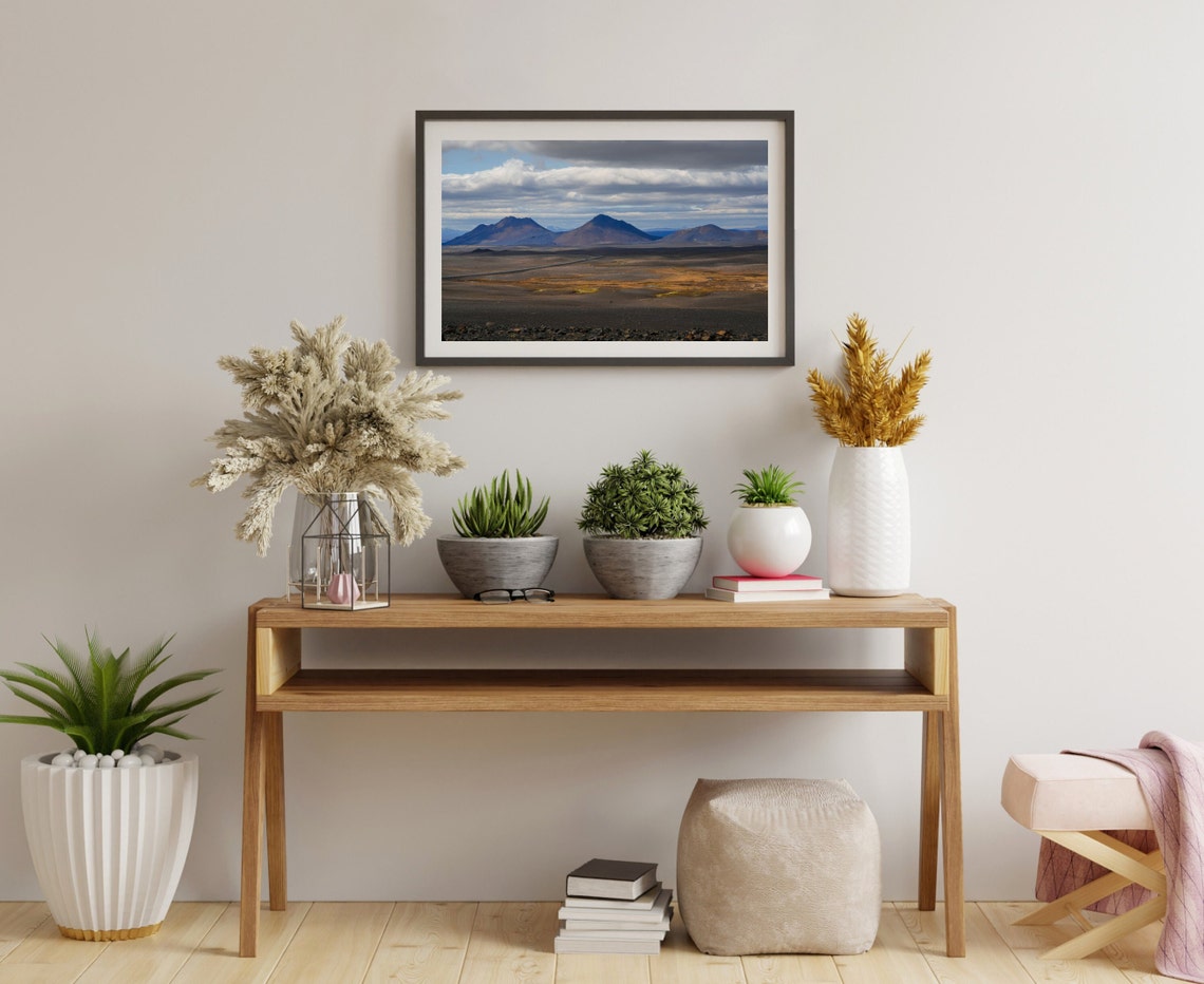 Iceland Landscape Photo Iceland Mountains Landscape Wall Art Print Iceland Photography Print Iceland Travel Poster Iceland Art - Image 2
