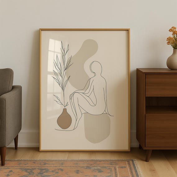 Matisse Print Japanese Art Wabi Sabi Wall Japandi Girly