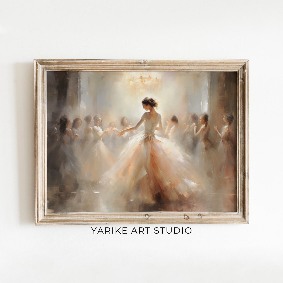 Ballet Nursery Art Antique Ballerina Nursery Decor Pink Girls Room Ballet Dancer Painting Ballerina Print Girl Wall Art 550 - Image 6