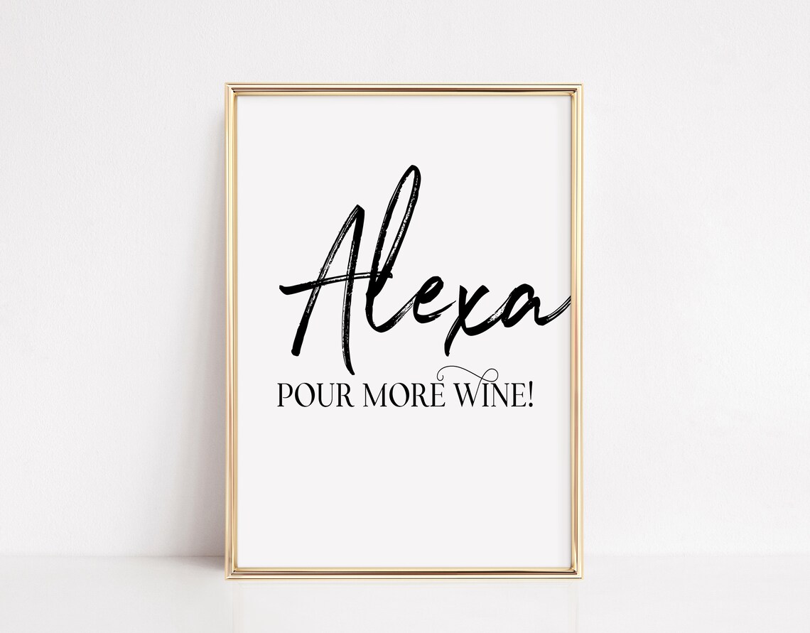Funny Wine Quotes Wine Lover Kitchen Art Print