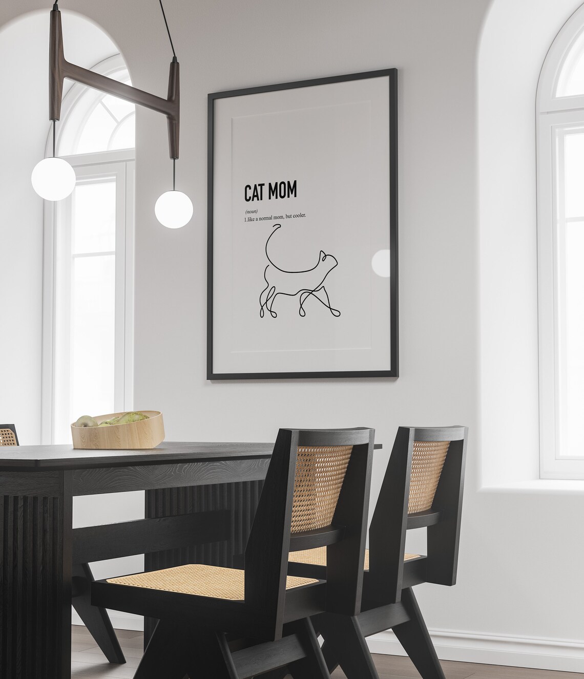 Crazy Cat Lady Gift, Cat Mama Cat Poster - Image 2