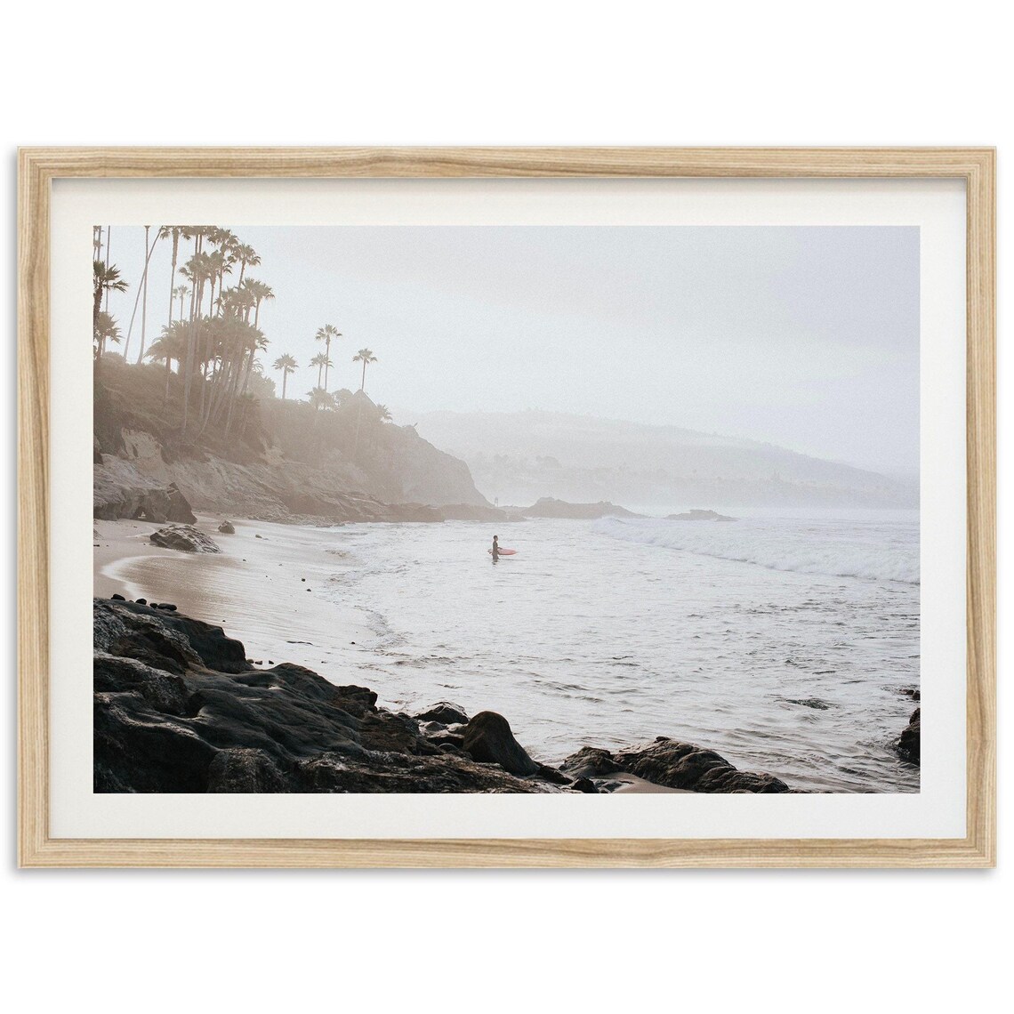 Laguna Beach Retro Photography Art Print