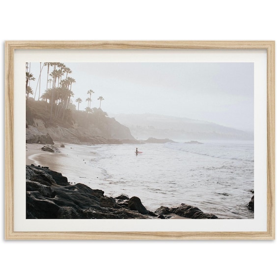 Laguna Beach Retro Photography Art Print