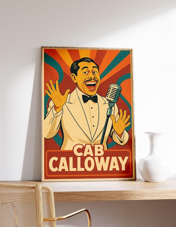 Cab Calloway Jazz Portrait Art Print